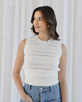 HOS - SERENA EYELET KNIT TOP